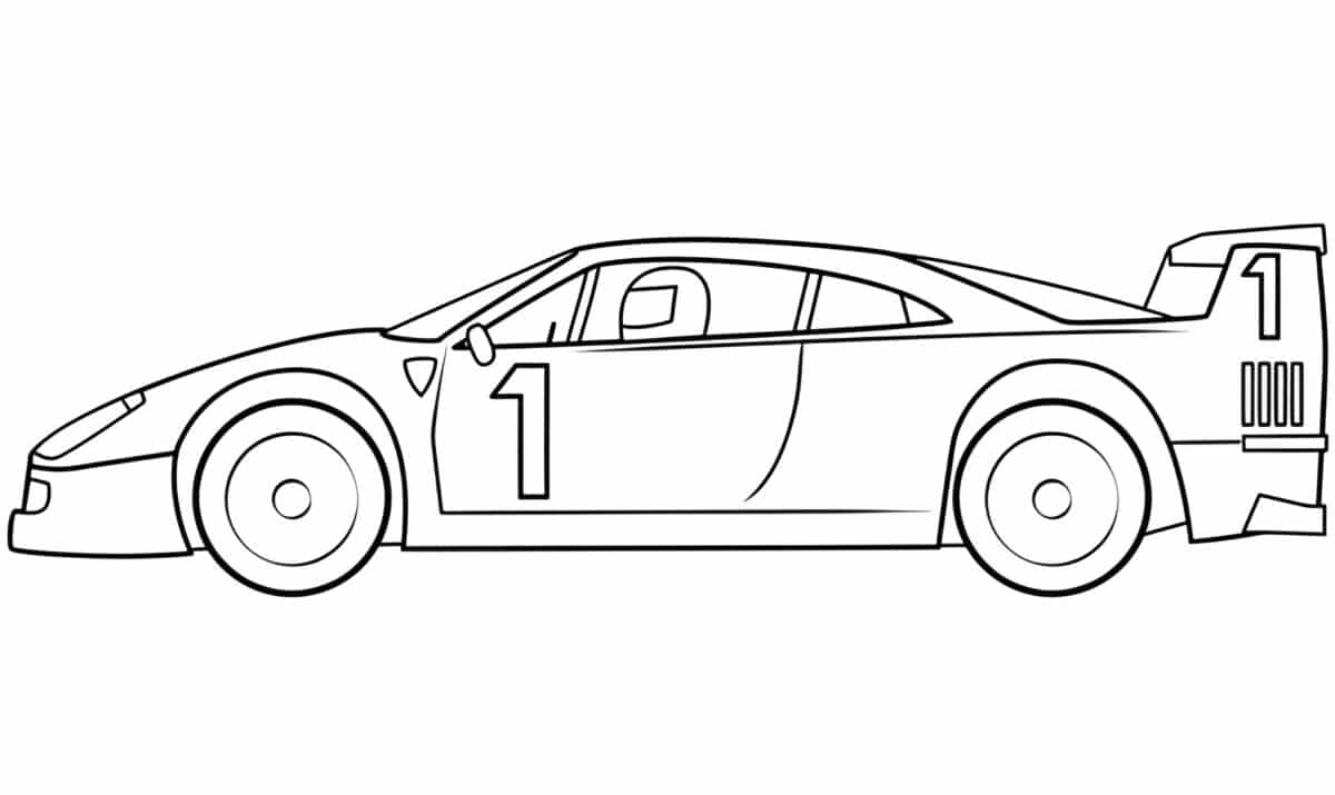 Two Fast Coloring Page