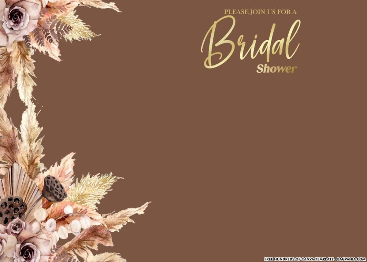 FREE Download Boho Bridal Shower Invitation