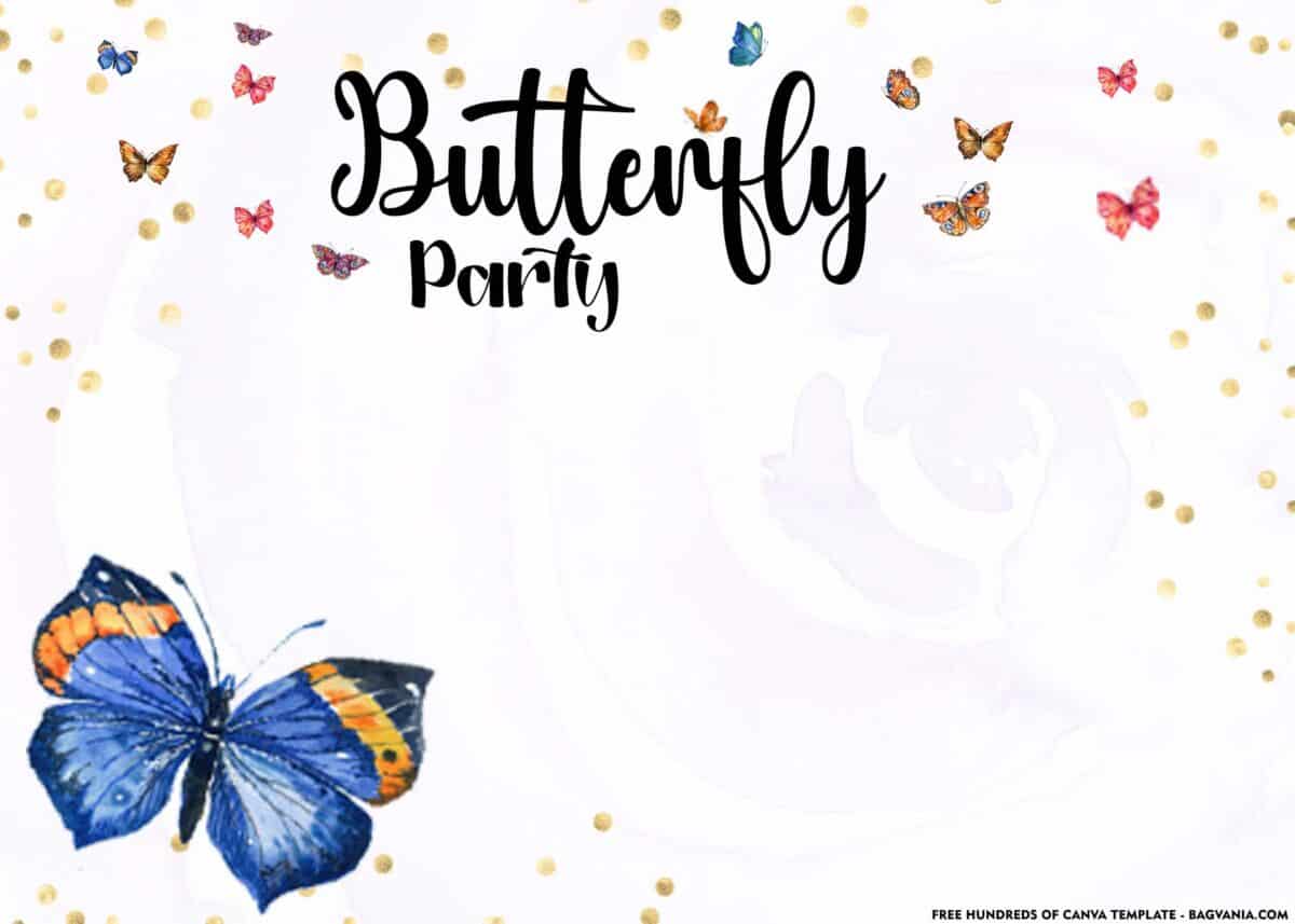 FREE Download Butterfly Party Invitation