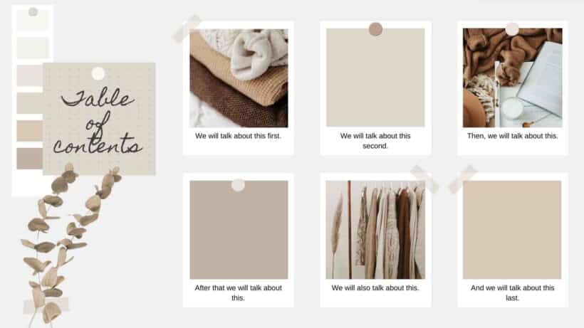 ( FREE Canva Templates ) Aesthetic Mood Board PPT Slides Templates