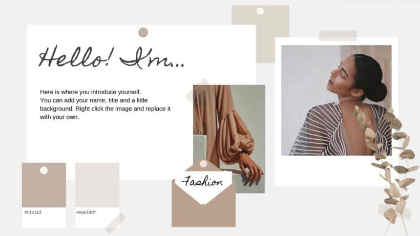 ( FREE Canva Templates ) Aesthetic Mood Board PPT Slides Templates