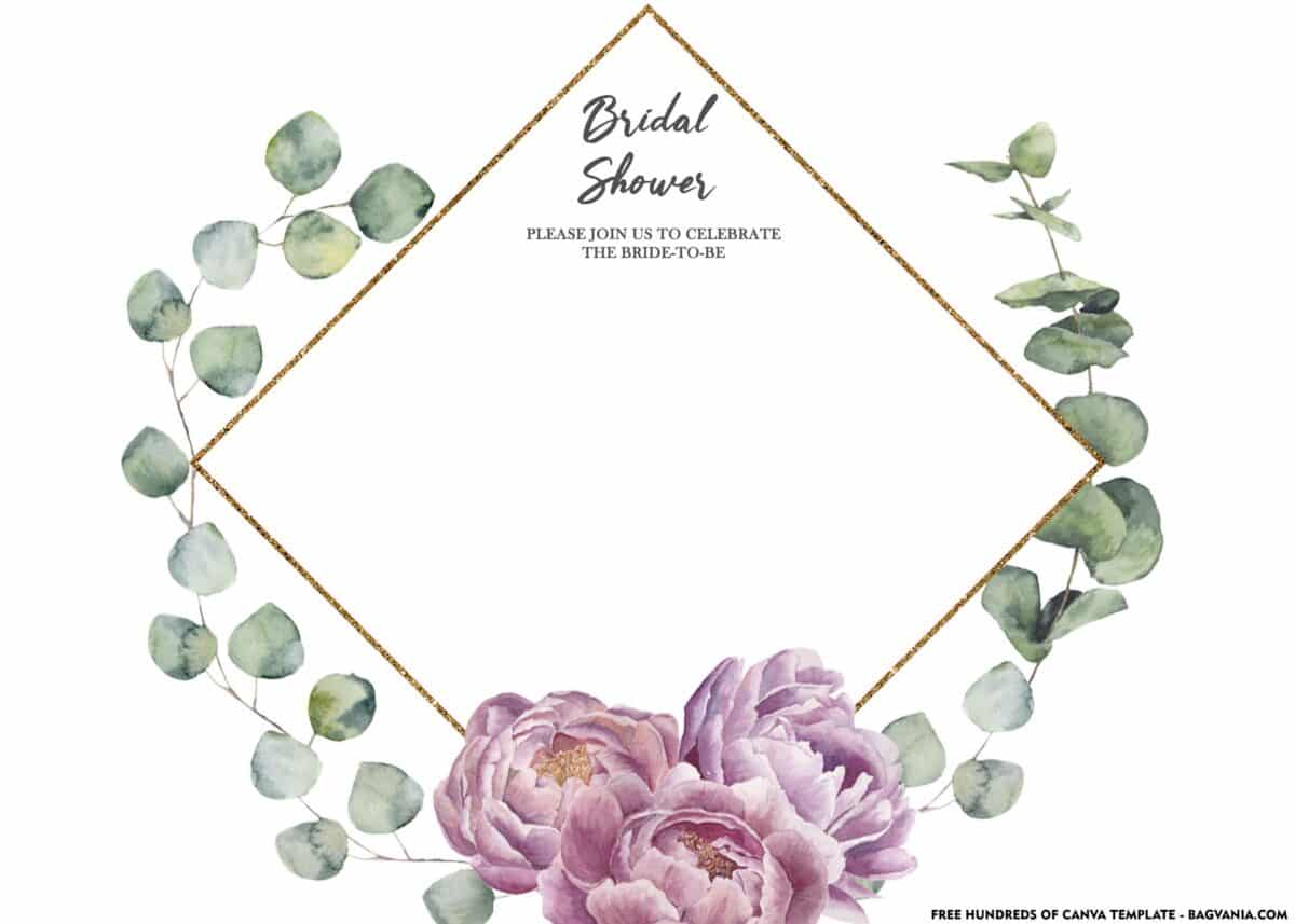 FREE Download Floral Bridal Shower Invitation