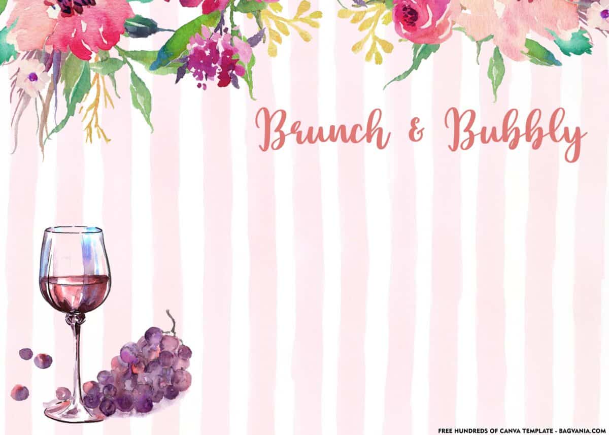 FREE Download Bridal Shower Brunch Invitation