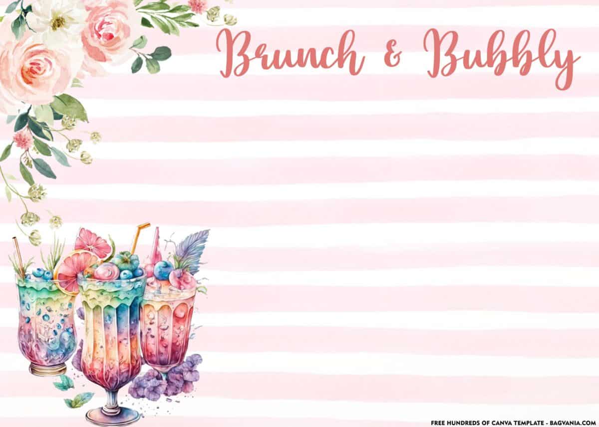 FREE Download Bridal Shower Brunch Invitation