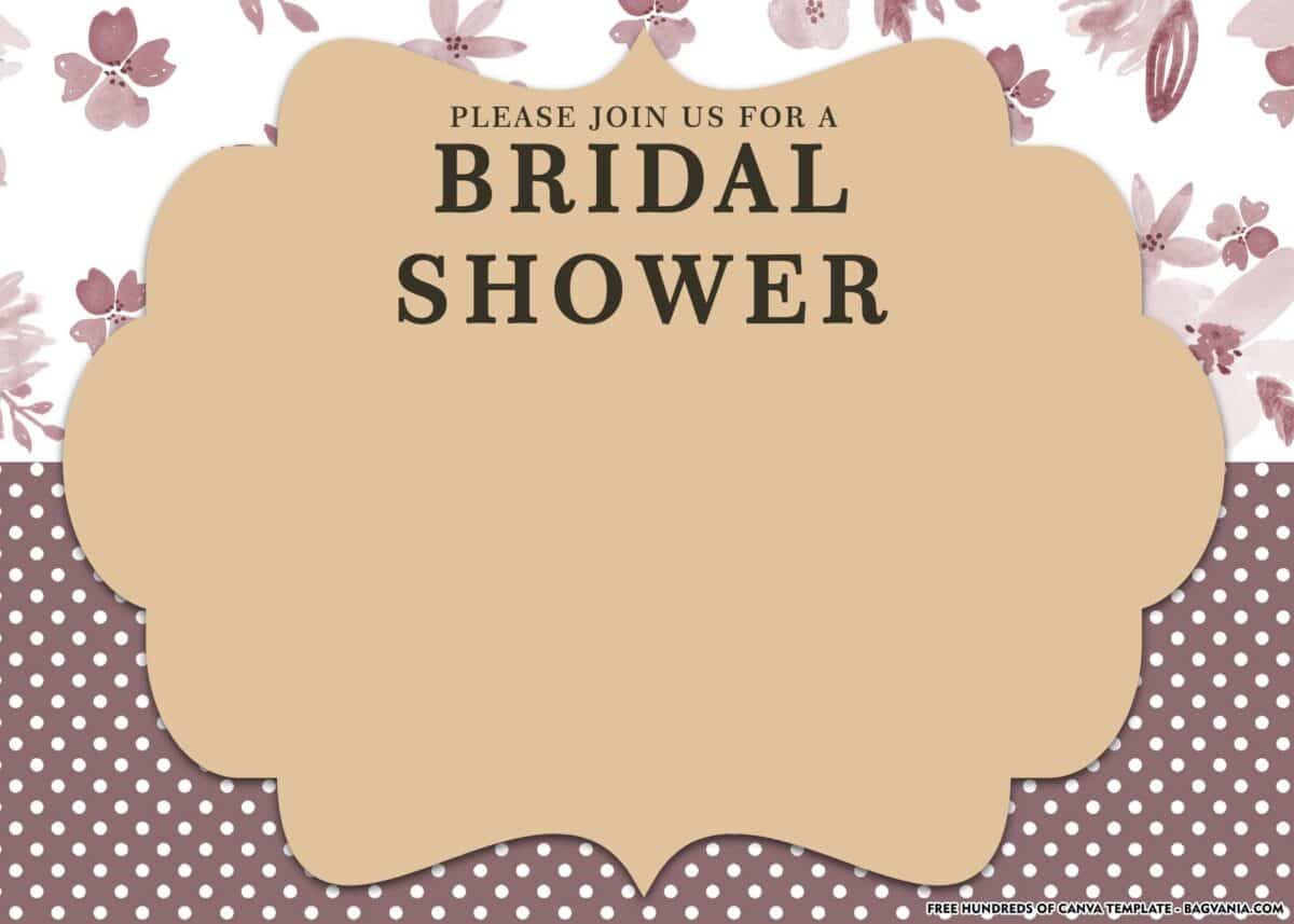 FREE Download Bridal Shower Invitation Card Template