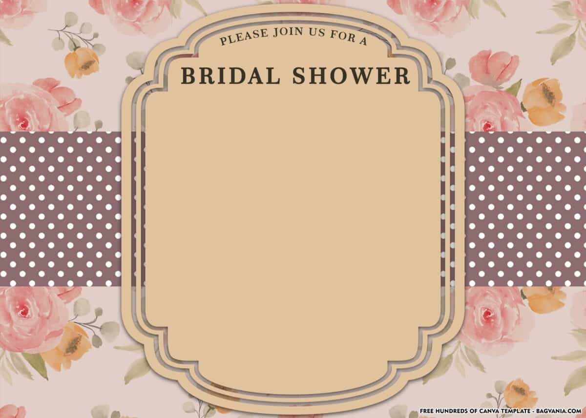 FREE Download Bridal Shower Invitation Card Template