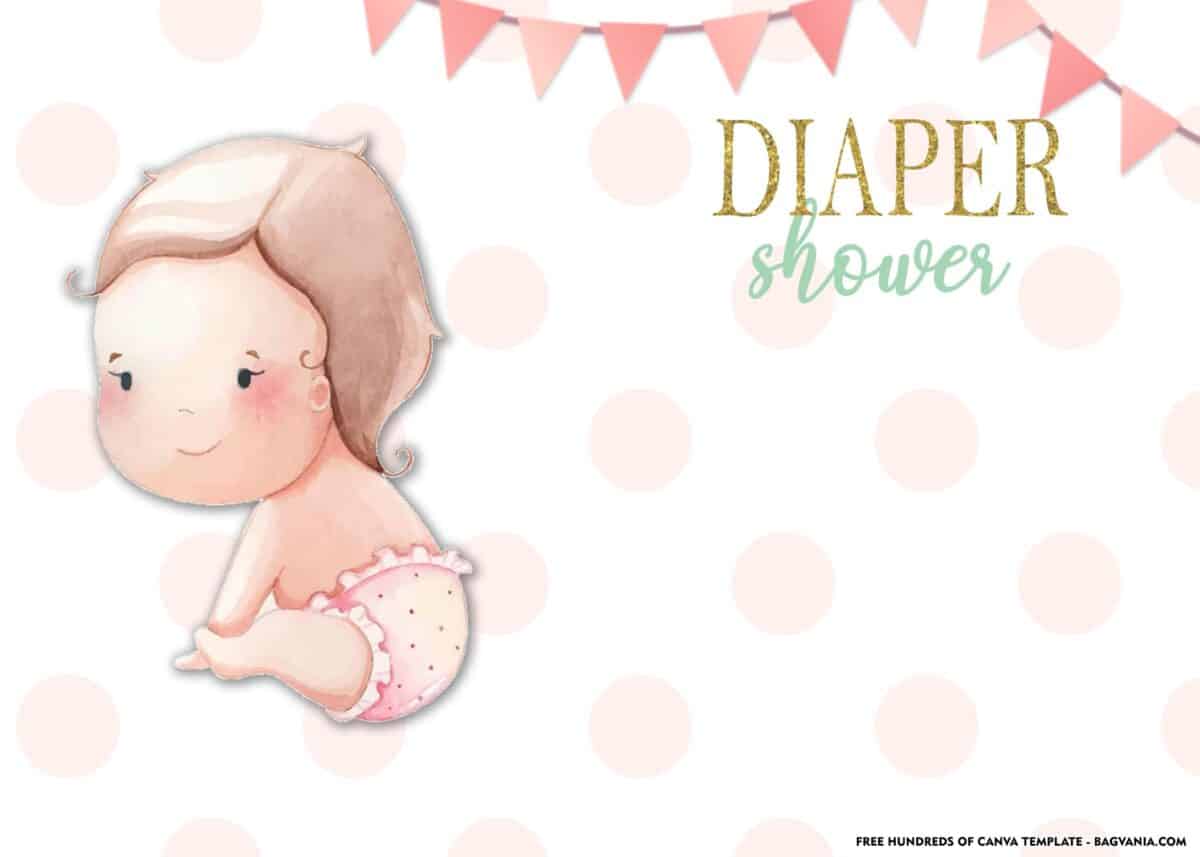 FREE Download Diaper Shower Invitation Template