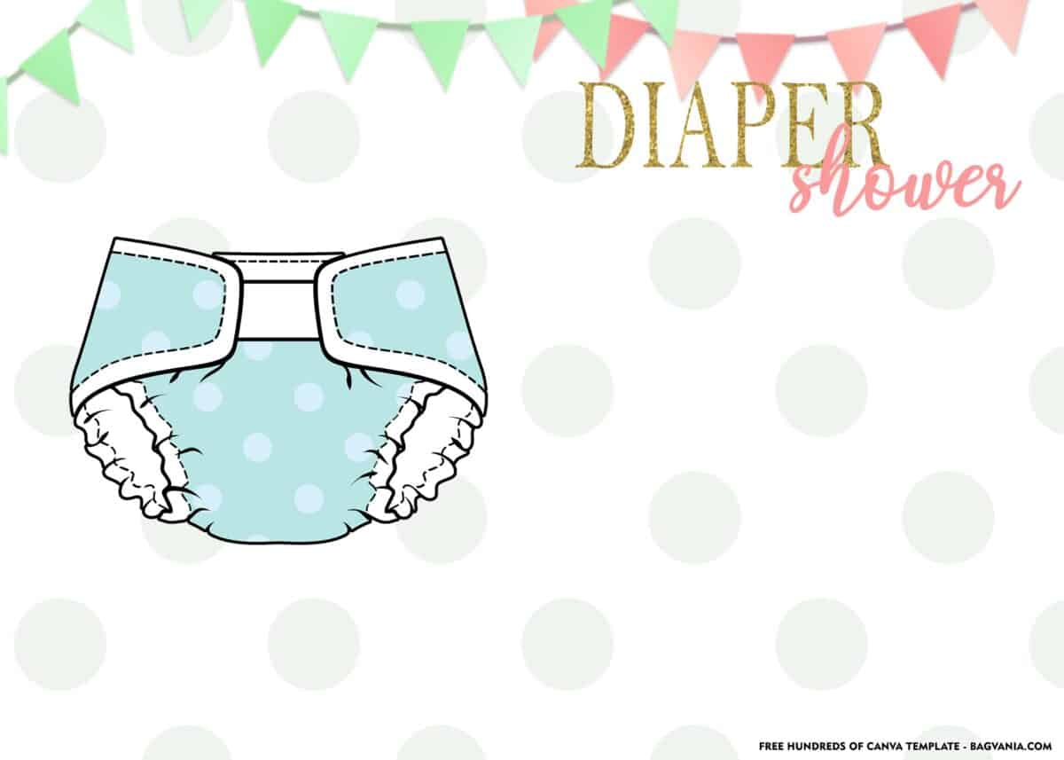 FREE Download Diaper Shower Invitation Template