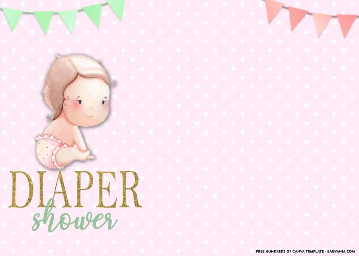 FREE Download Diaper Shower Invitation Template