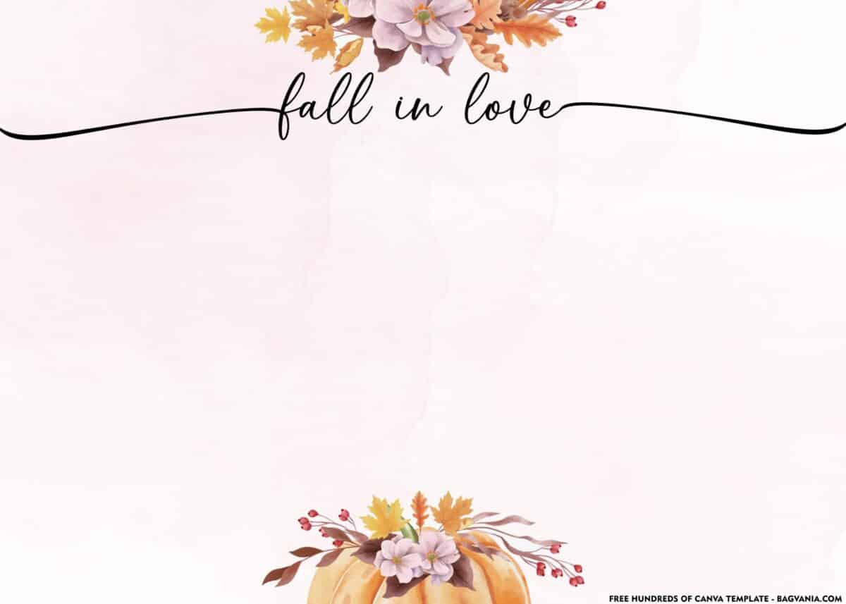 FREE Download Fall Bridal Shower Invitation Templates