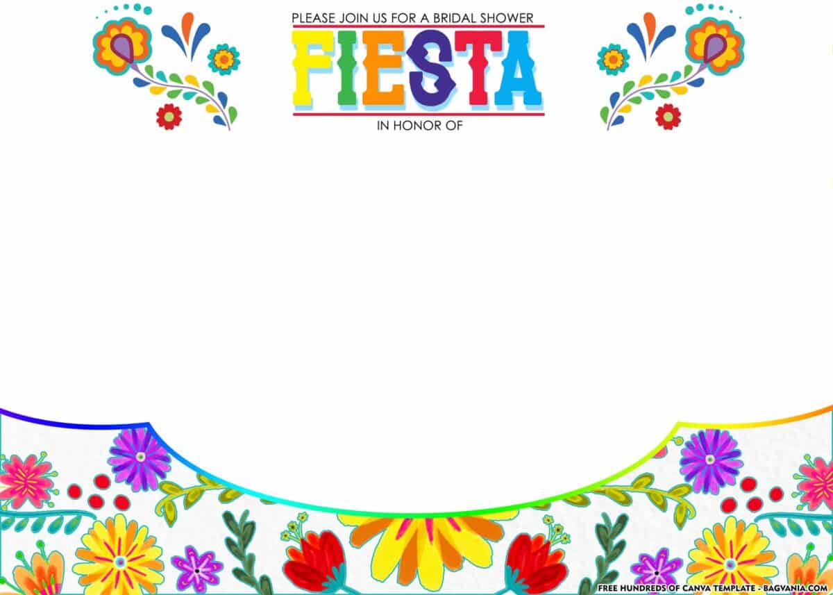 FREE Download Fiesta Bridal Shower Invitation Templates