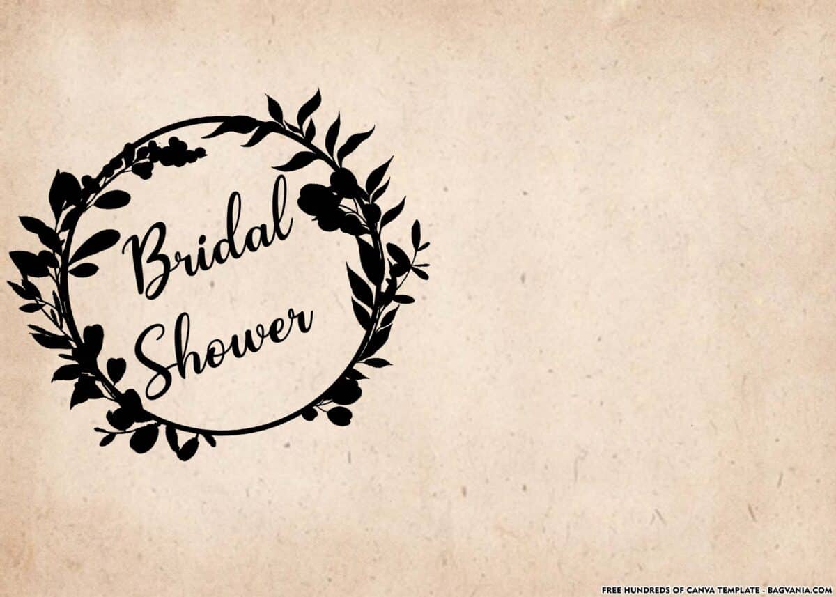 FREE Download Free Rustic Bridal Shower Invitation