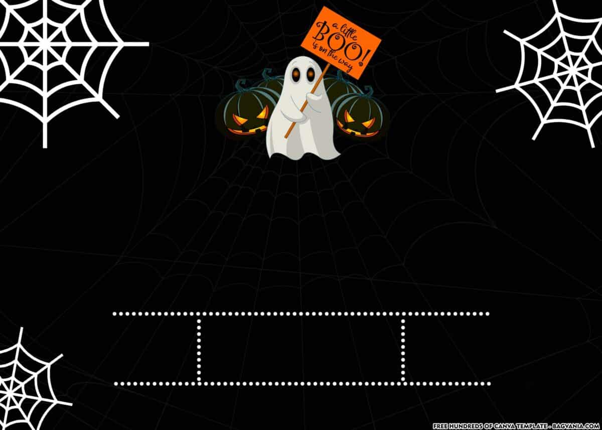 FREE Download Halloween Baby Shower Invitation