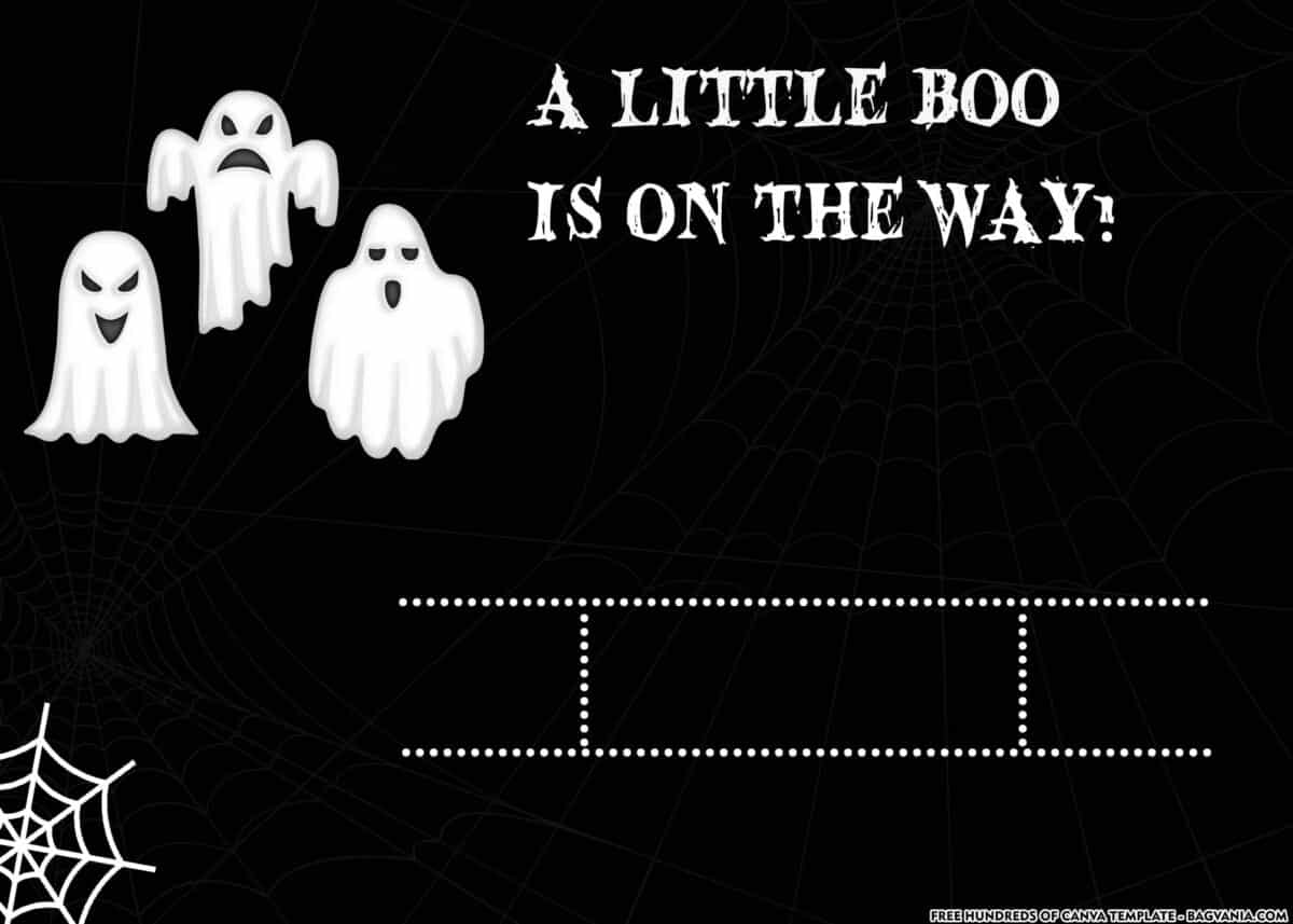 FREE Download Halloween Baby Shower Invitation