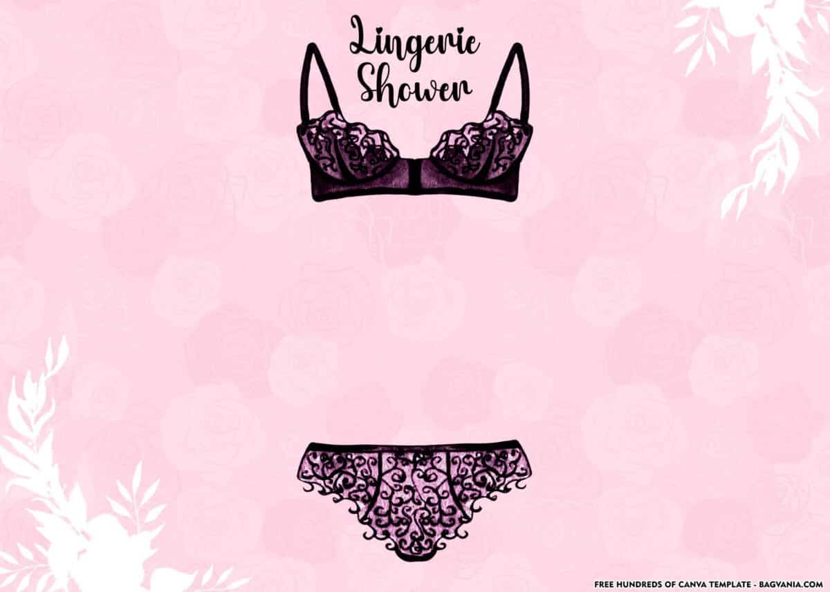 FREE Download Lingerie Shower Invitation Template