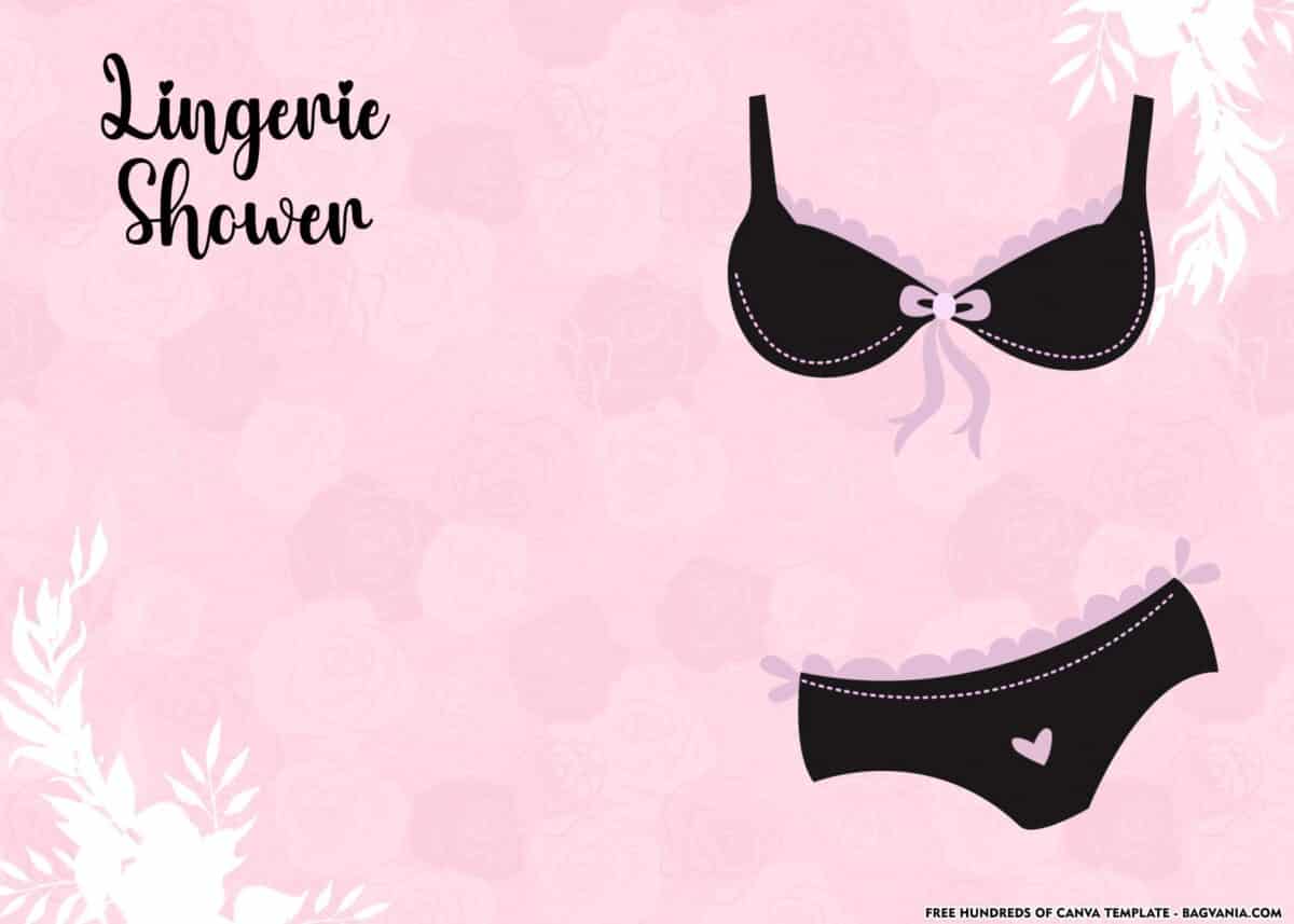 FREE Download Lingerie Shower Invitation Template