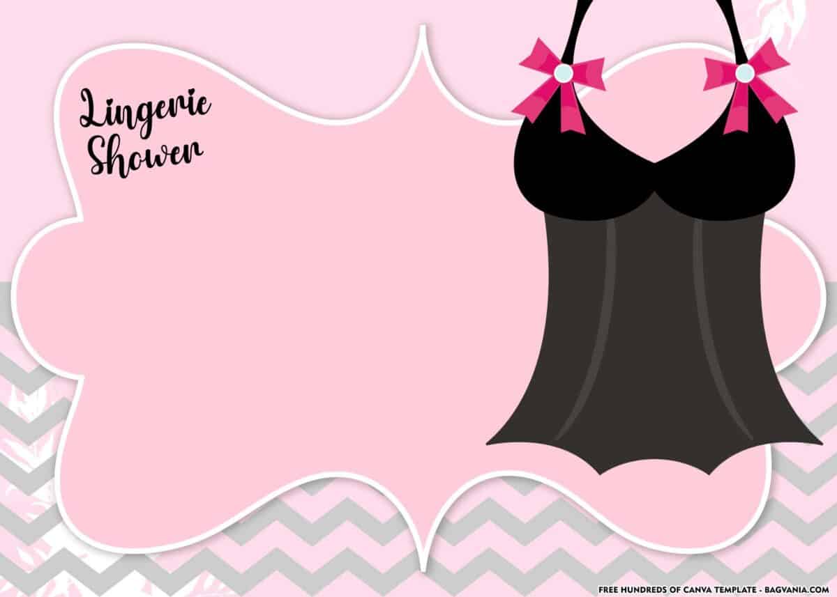 FREE Download Lingerie Shower Invitation Template