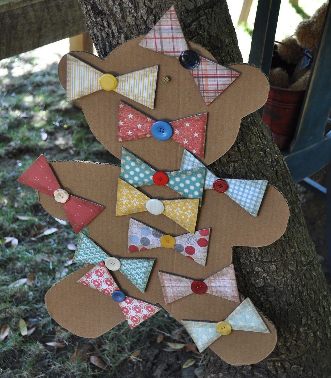 Pin the Bow Tie Made of Paper Board