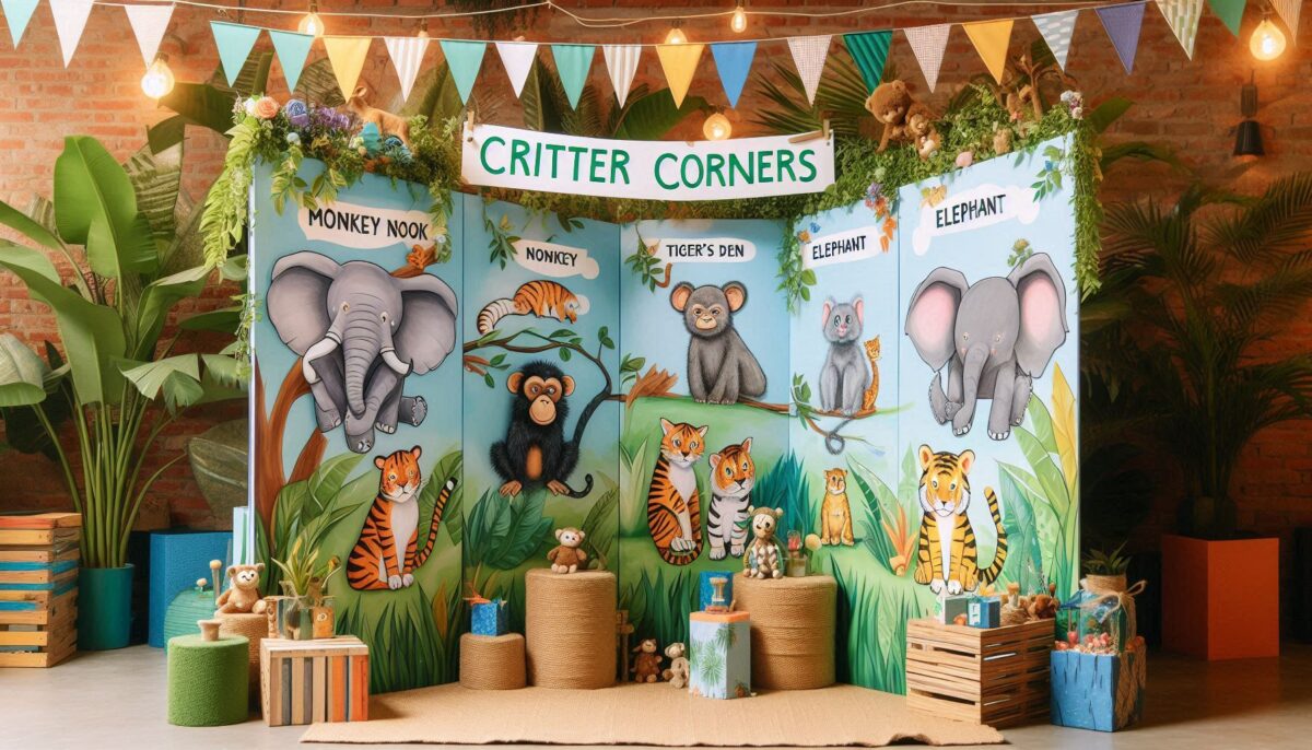 Critter Corner with Animals printed cover