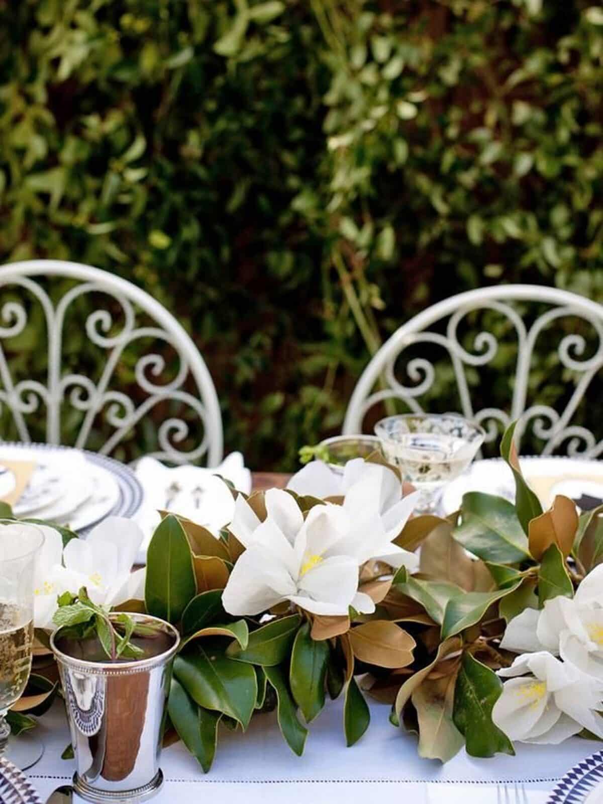 Gorgeous Magnolia Wedding Centerpiece