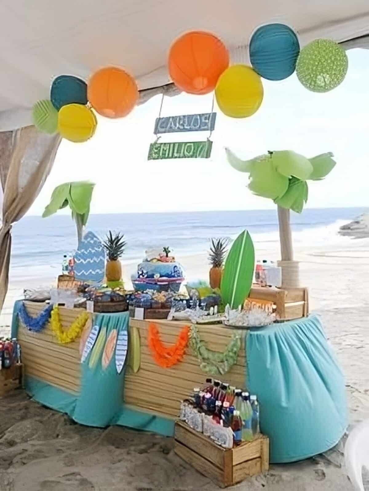 Gwen Stefani’s Beach Party For Her Kid