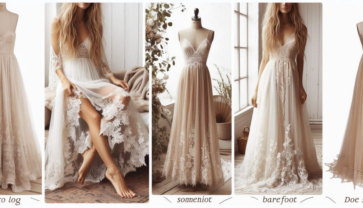 Flowy Wedding Dress