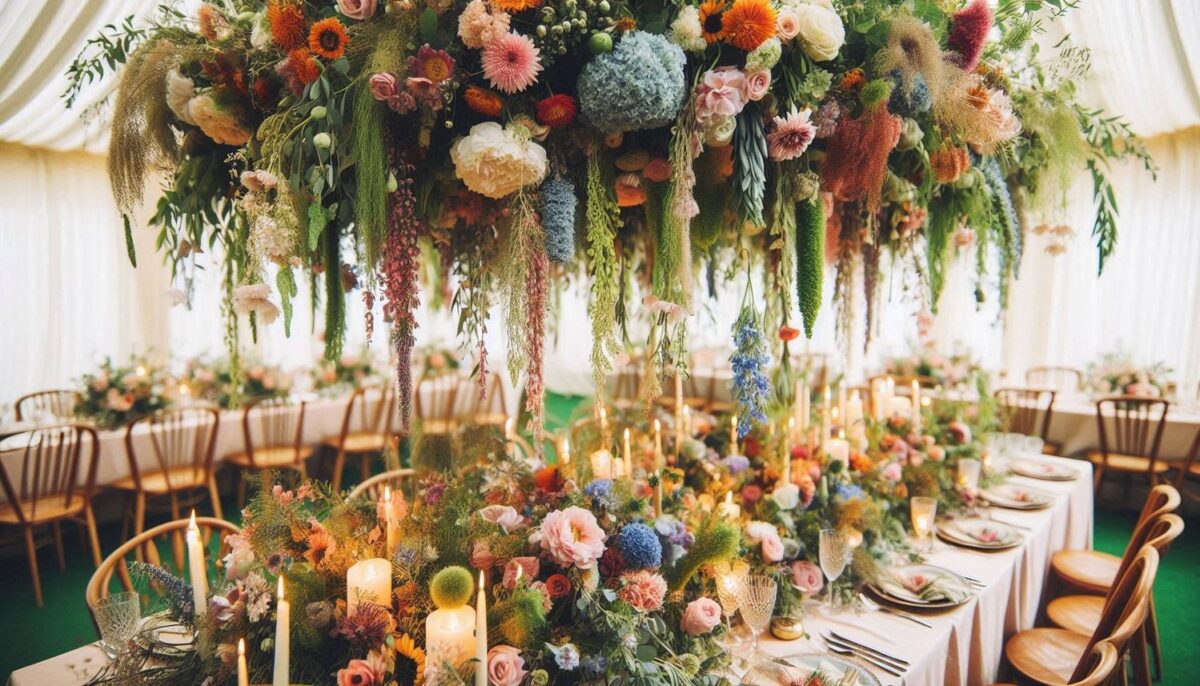 Packed Floral Centerpiece