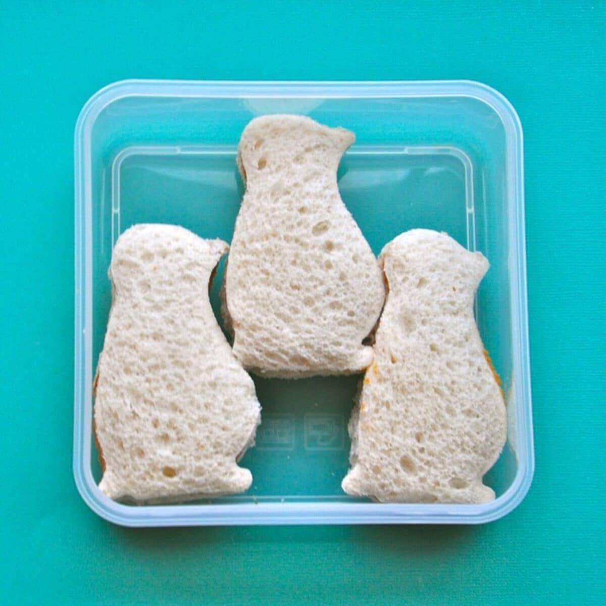 Yummy Penguin Shaped Sandwiches