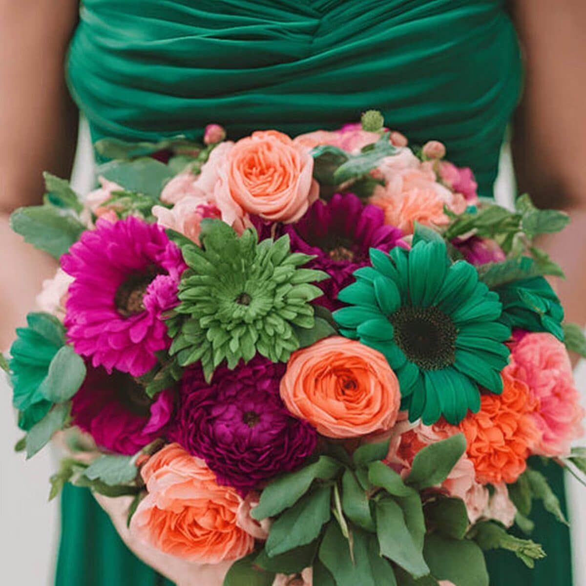 Vibrant Summer Wedding Bouquet