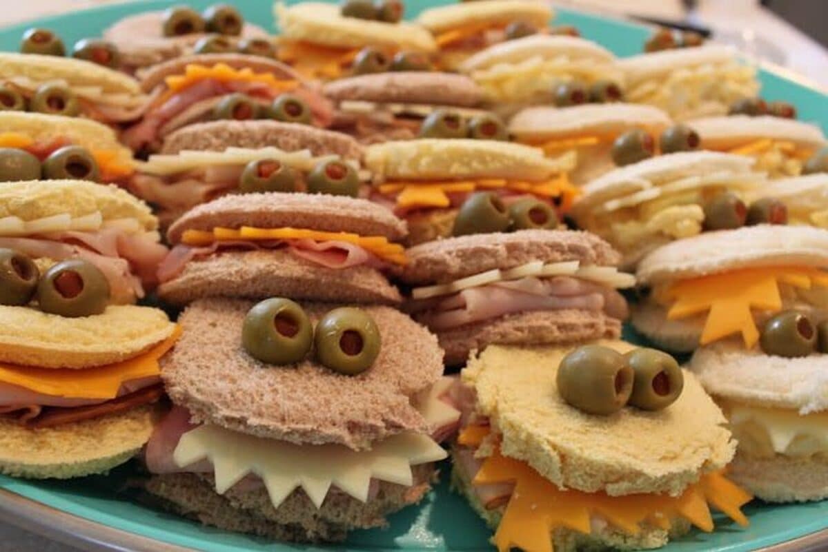 Yummy Monster Sandwiches