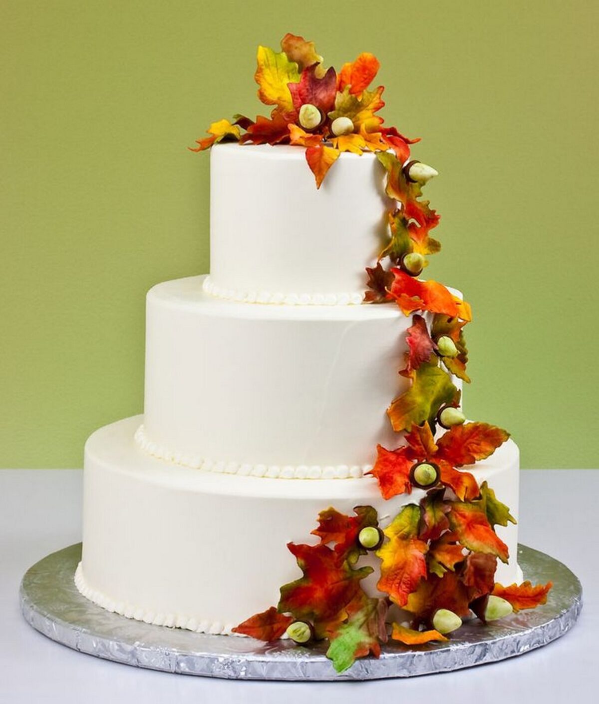 Gorgeous Rustic Autumn Wedding Cake