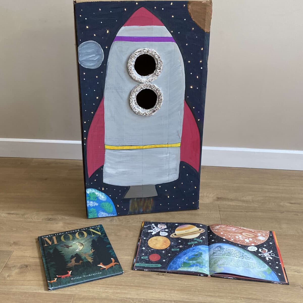 DIY Cardboard Spaceship or Rocket