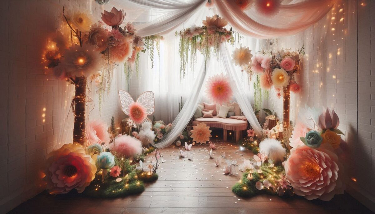 Dreamy Little Fairy birthday party indoor