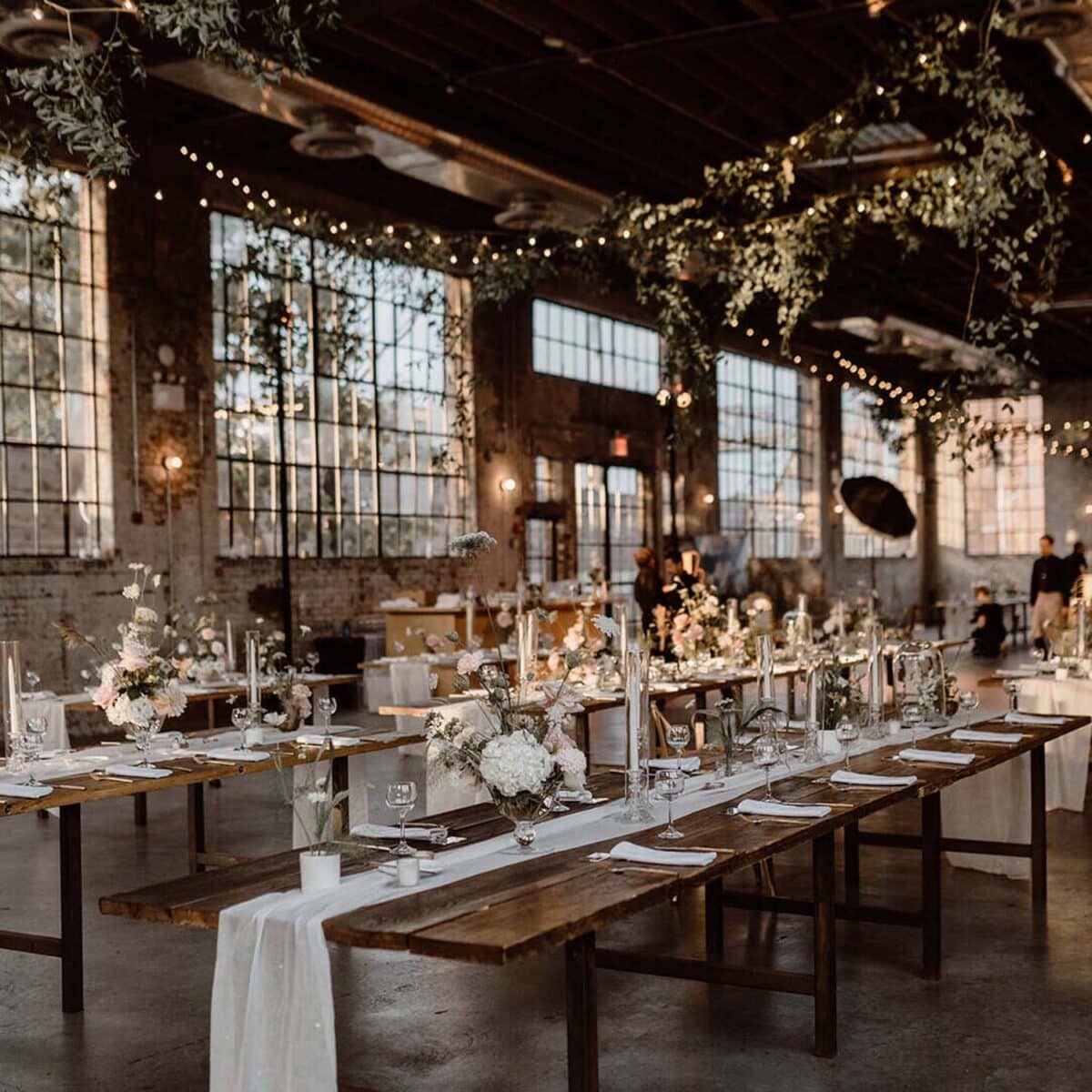 Aesthetic Industrial Loft Wedding Venue