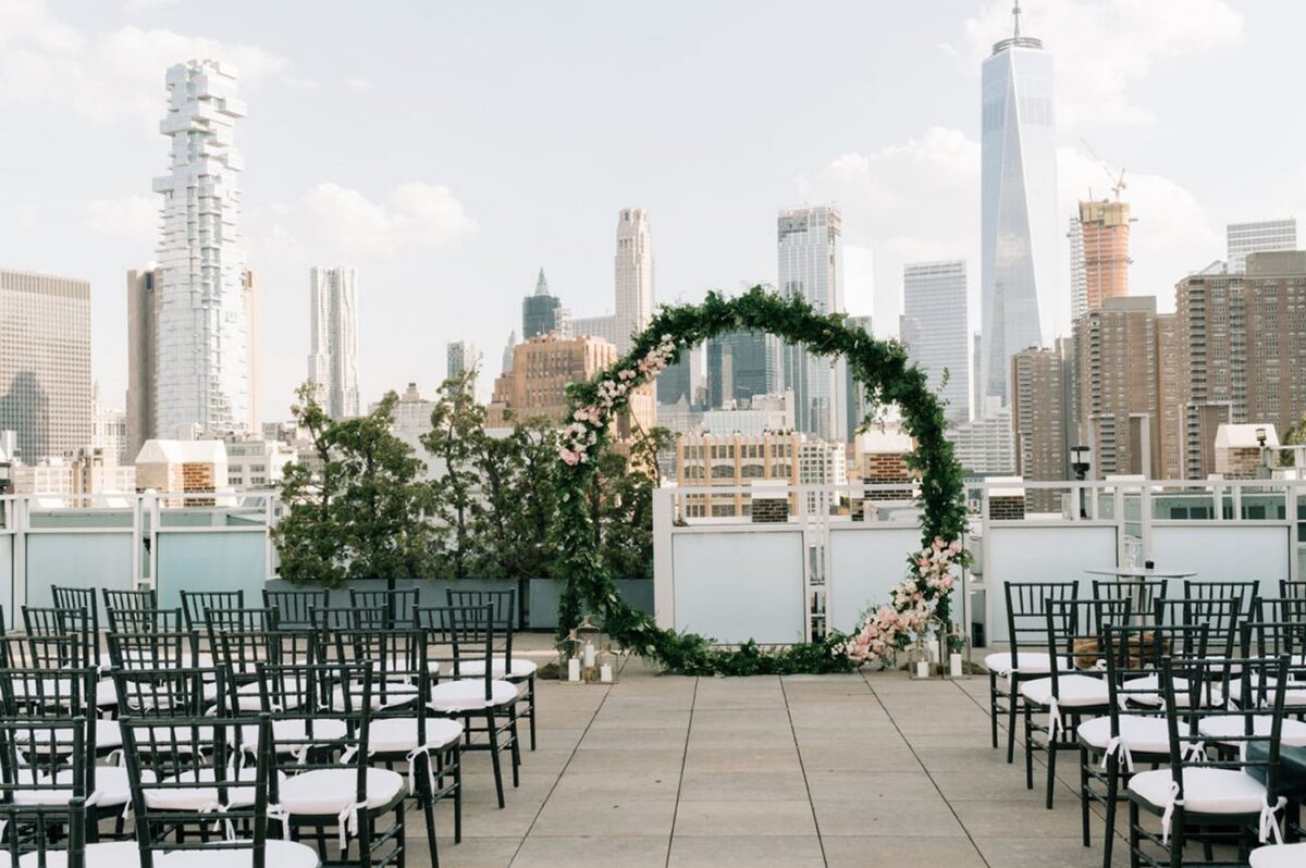 Aesthetic Rooftop Wedding Venue