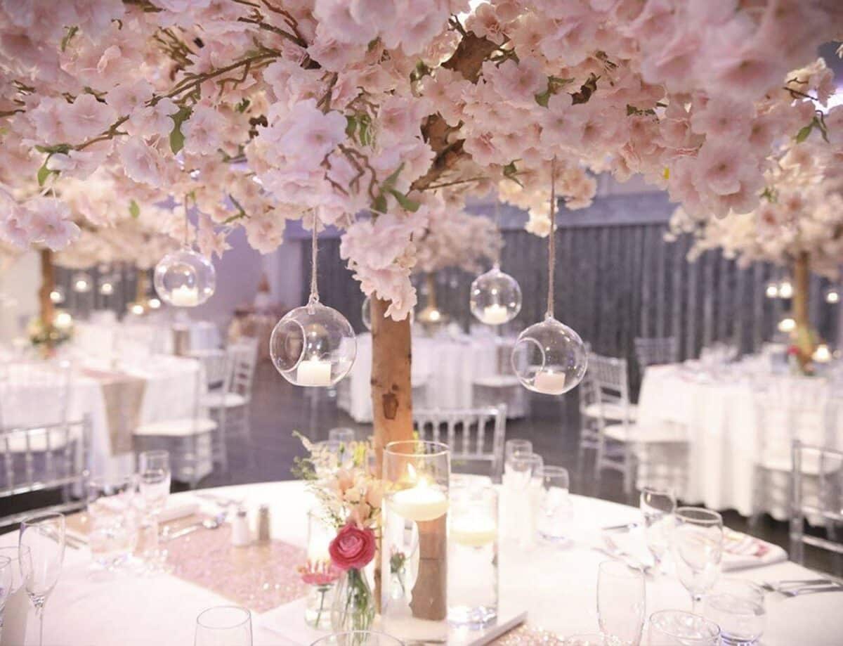 Gorgeous Sakura table centerpiece