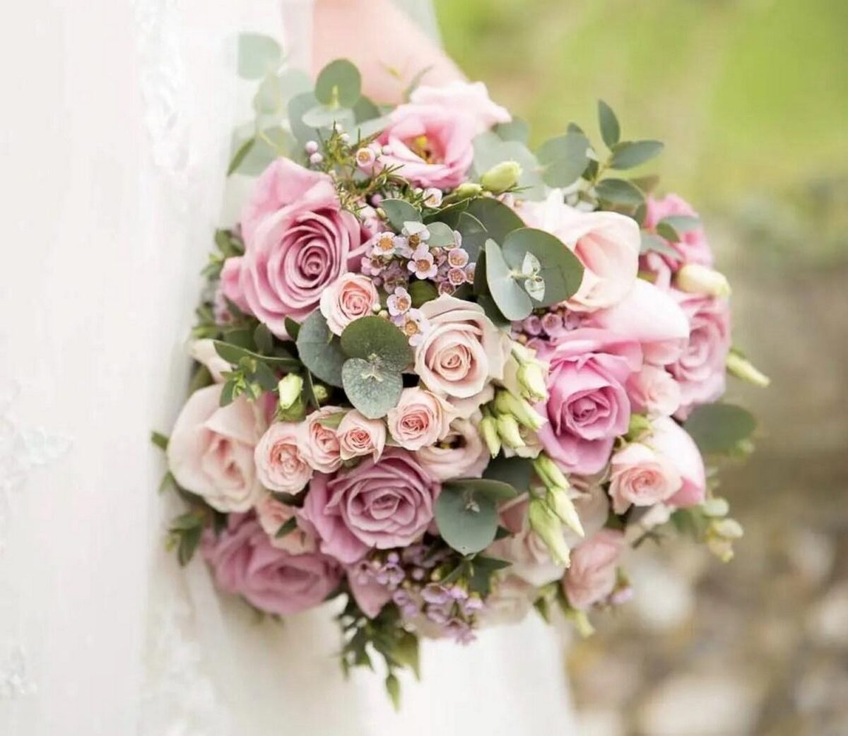 Beautiful flower bouquet made of roses