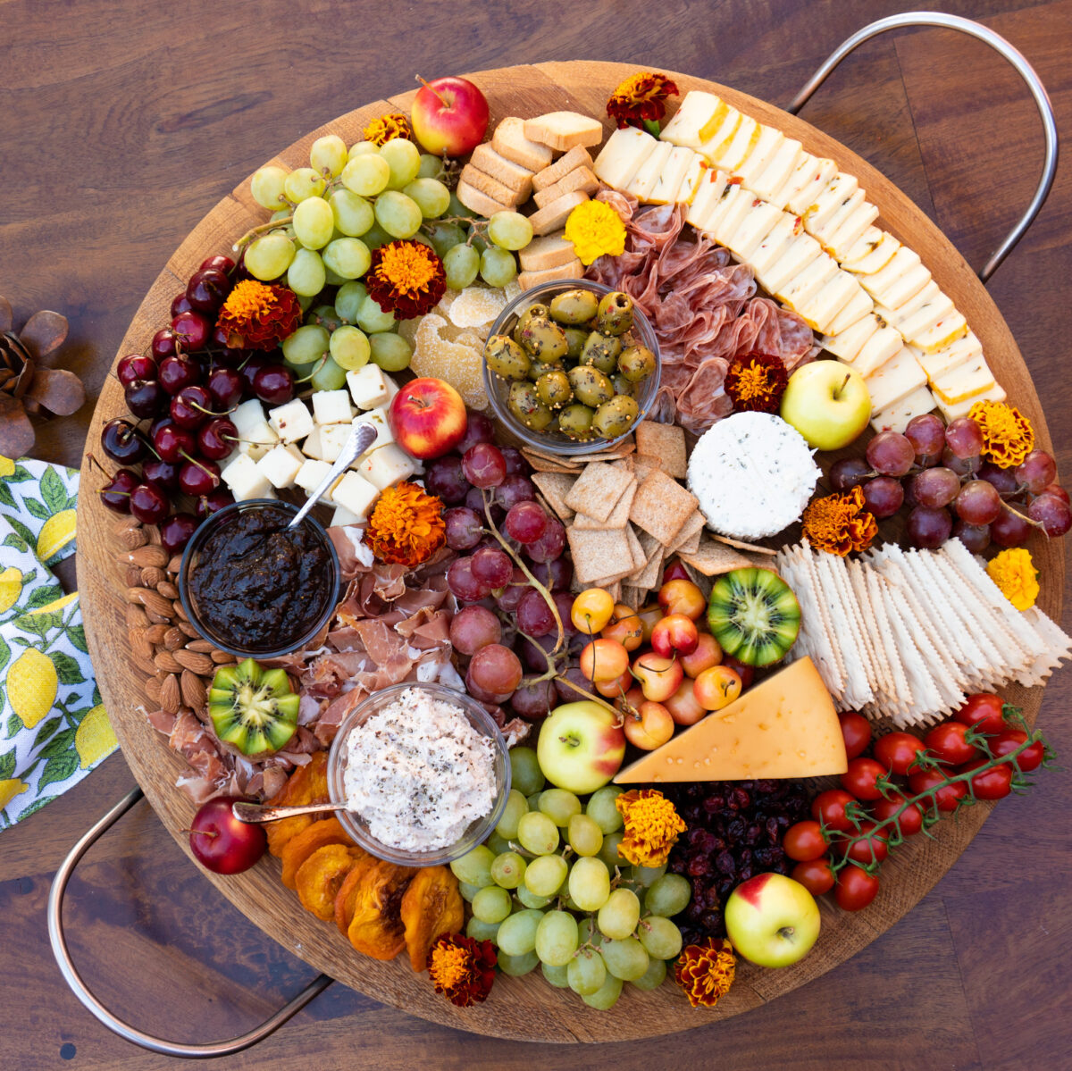 Cheese Boards and fruit platter