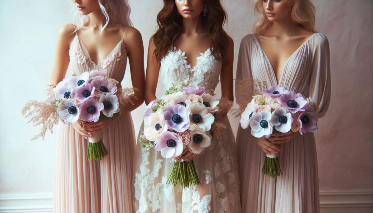 light, flowy fabrics bridesmaids dresses