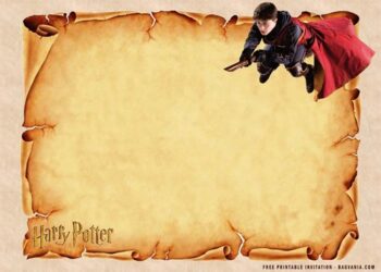 Harry Potter Birthday Invitation