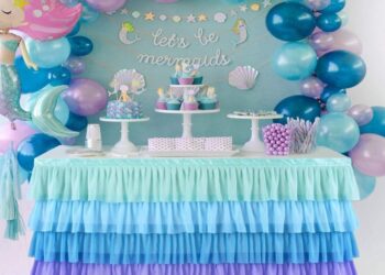 Mermaid birthday party decorations