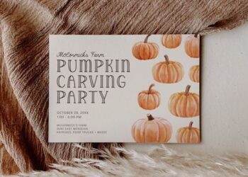 10 Pumpkin Invitation Ideas to Celebrate the Fall Season