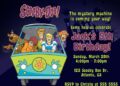 10 Scooby Doo Halloween Birthday Invitations