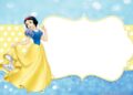 10 Cute and Beauty Snow White Birthday Invitation Cards