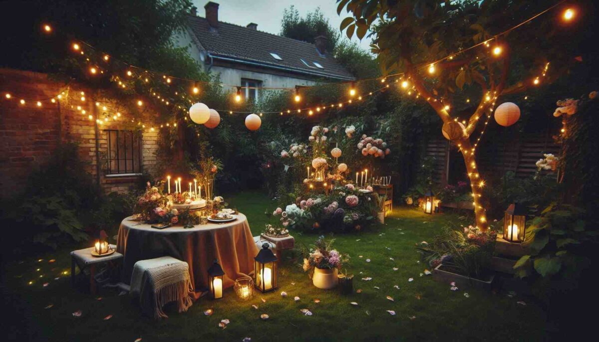 Fairy twinkling light setup