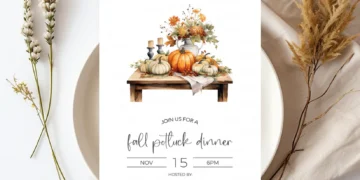 10 Tips to Host Thanksgiving Party with FREE Thanksgiving Invitations