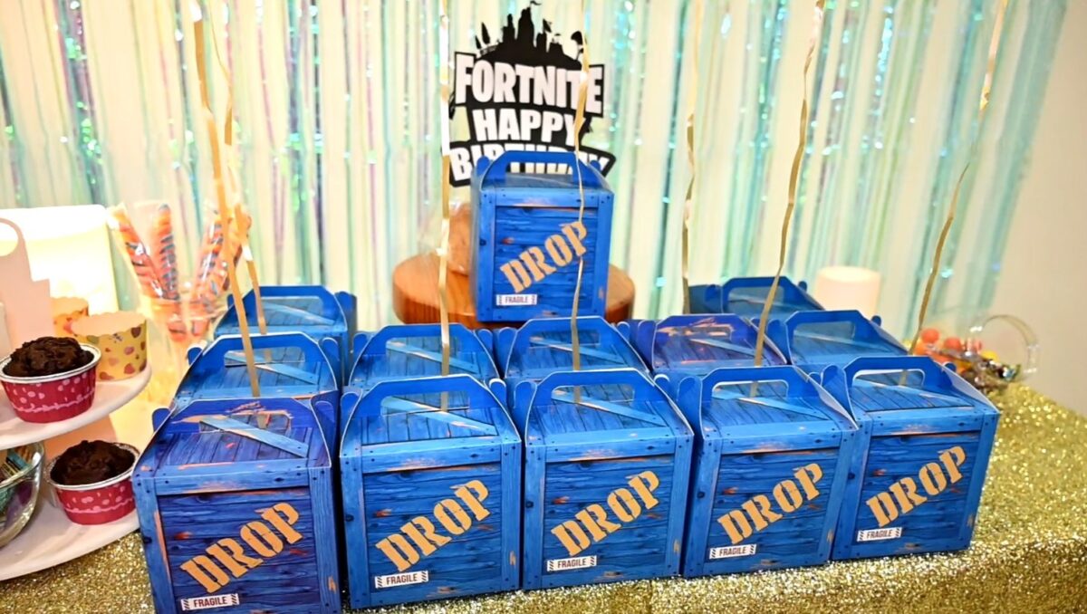 Fortnite Supply Loot Drop Party Favors box