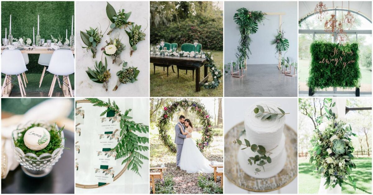 Creative Wedding Greenery Ideas