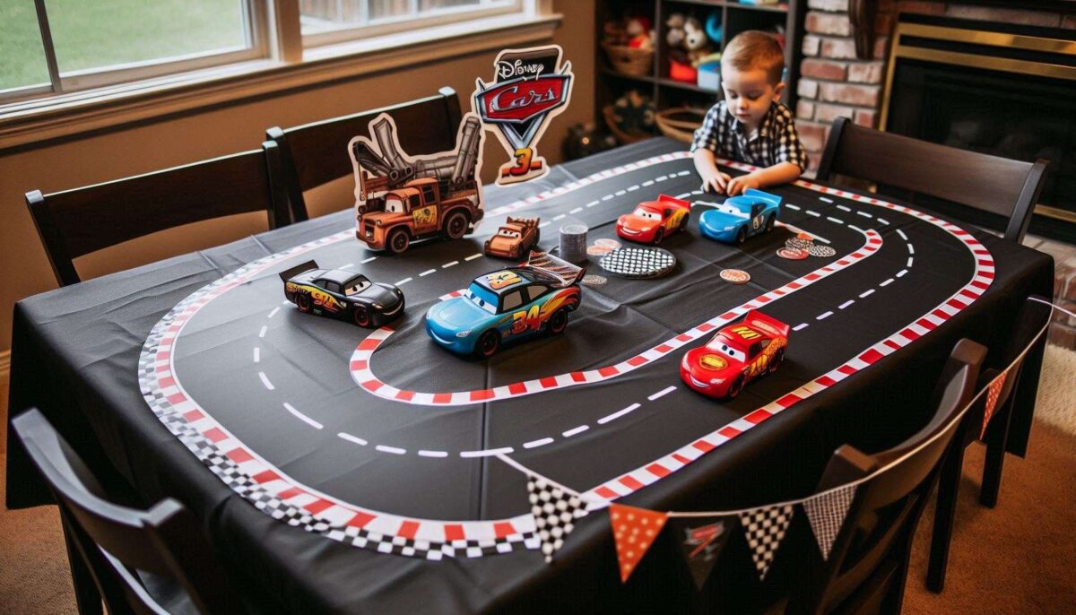 Lightning McQueen centerpiece