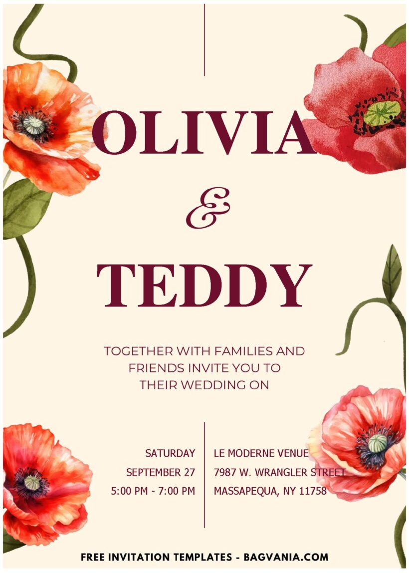 Botanical Garden Wedding Invitations